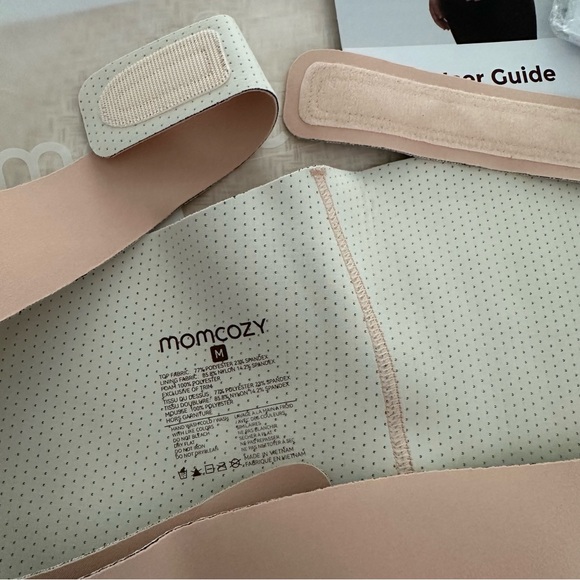 Momcozy Pregnancy Belly Band MEDIUM Invisible Comfort Maternity Oyster Pink NEW - Picture 8 of 12